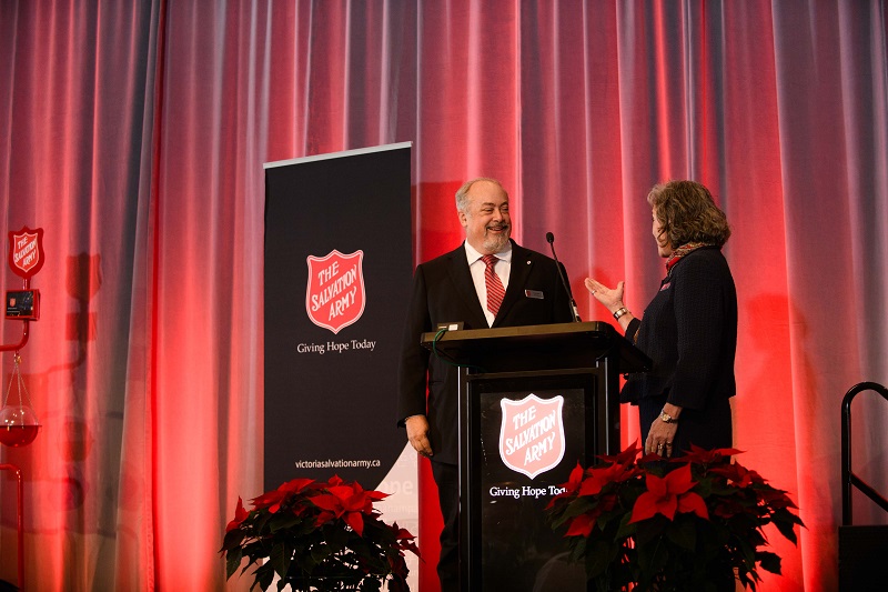 Bruce Halsor Recognized by Salvation Army